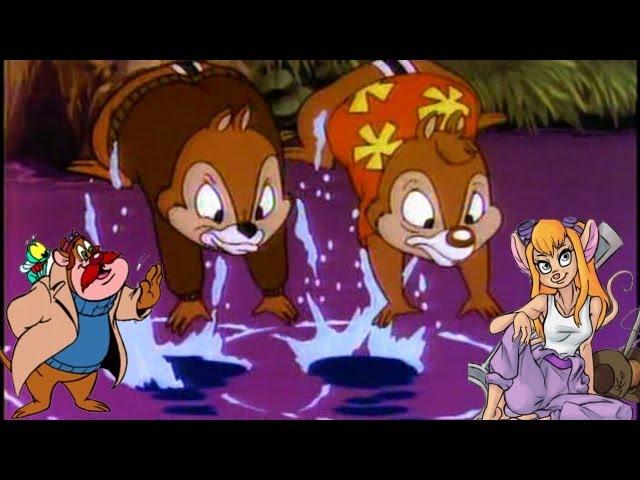 Стрим Чип и дейл 1 (Chip and Dale1) Прохождение управляя одним гейпадом за 2х