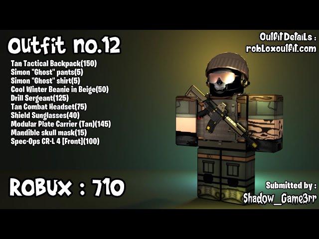 20 MILITARY ROBLOX OUTFITS