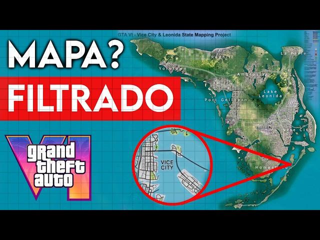 EL MAPA DE GTA 6 FILTRADO (Nueva Informacion)