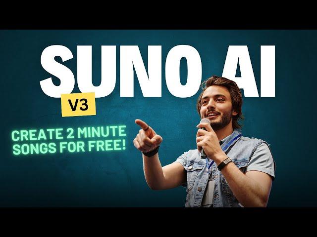 Create Songs For Free With Suno AI V3 - AI Music Generator - Tutorial