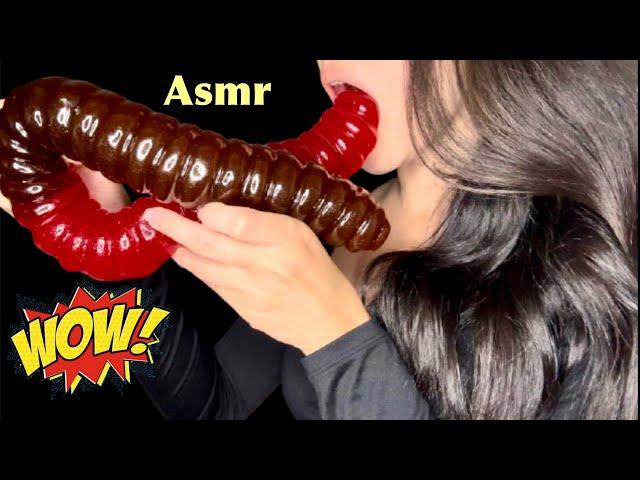 Asmr Eating World’s Largest Gummy Worm