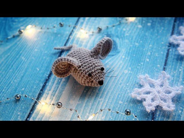 Мышка крючком (crochet mouse), мастер-класс для начинающих, схема