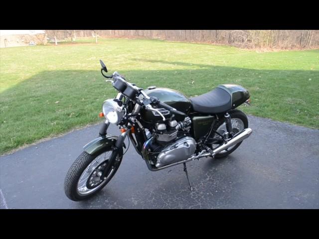 2013 Triumph Thruxton Walkaround Showing Modifications