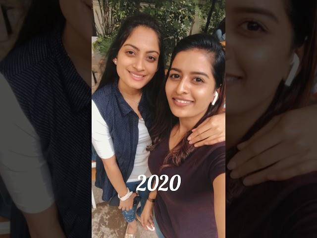 We in 2014 to 2024 ️ friendship #anshu #anshureddy #sreepriya