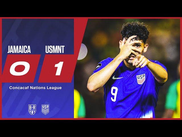 Ricardo Pepi leads USA in the Concacaf Nations League | Jamaica 0-1 USMNT | Official Highlights