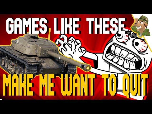 Games Like These Make Me Want To Quit ... | WoT Blitz