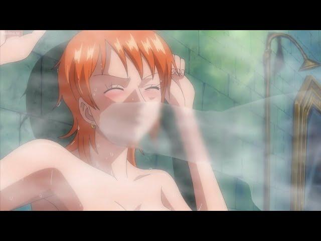 Nami is Attacked by a Ghost While Bathing | One Piece