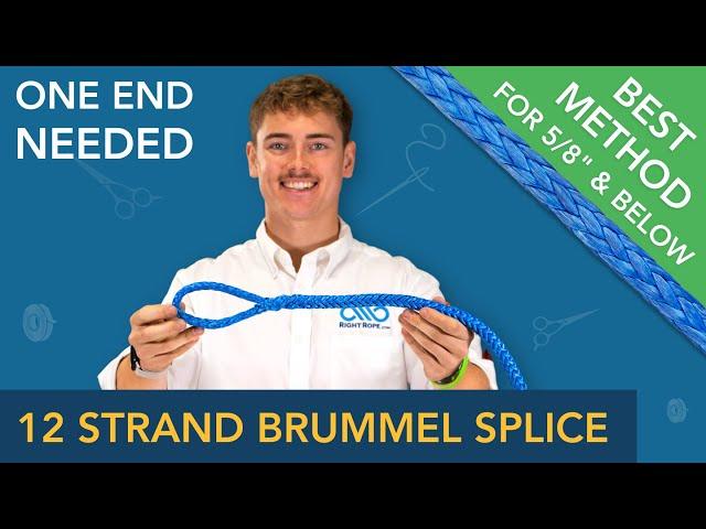 12 Strand Eye Splice | Locking Brummel
