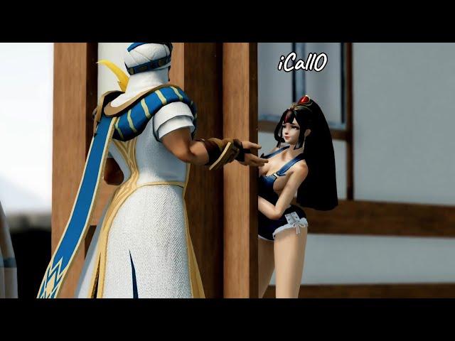 Gunie welcomed kahlid  for having  hi hi hi  |mobile Legends animated video