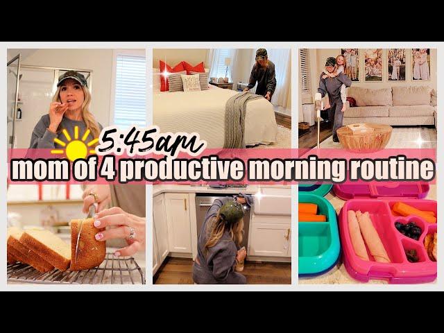 *NEW* PRODUCTIVE MORNING ROUTINE AS A MOM OF 4 TIFFANI BEASTON HOMEMAKING 2024