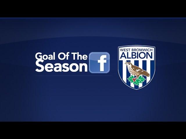 Contenders for the 2014/15 West Bromwich Albion Goal of the Season