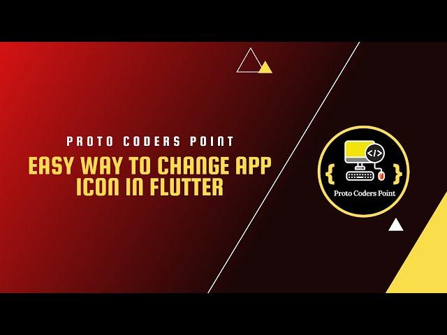 Easy way to Change app icon in flutter -   launcher icons