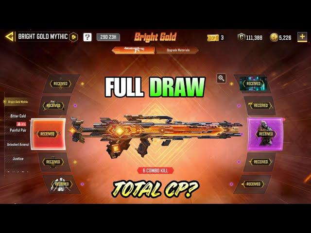 Buying full Bright Gold Mythic Drop in codm | mythic ffar full draw