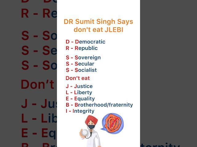 EASIEST Trick to Remember the Preamble of Indian Constitution! 