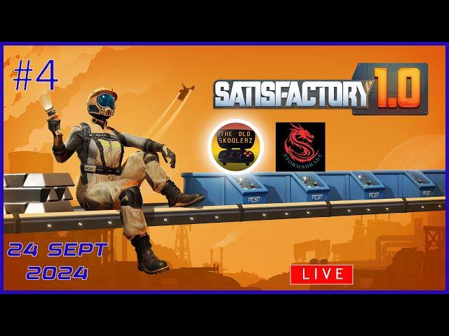 Satisfactory 1.0 Twitch live 24 Sept 2024