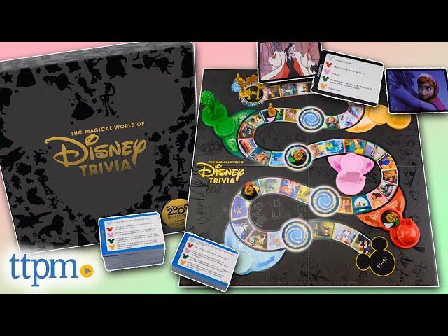 The Magical World of Disney Trivia Game from PlayMonster Instructions + Review!