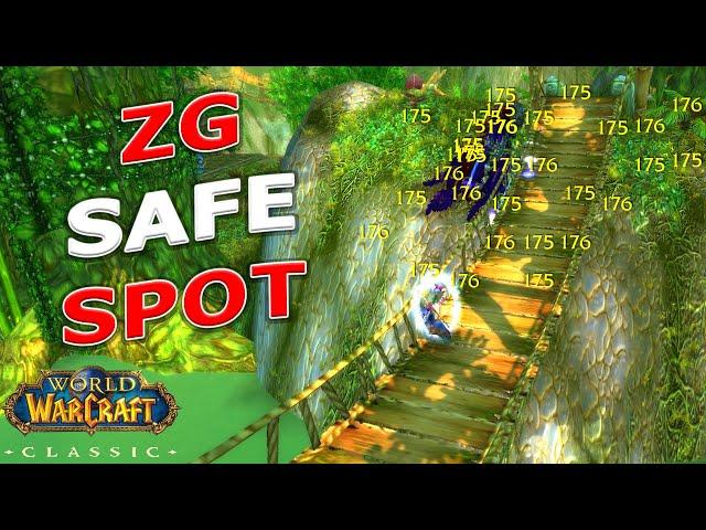 WoW Classic - ZG SAFE SPOT!? New Power Level + Gold Farm Strat!