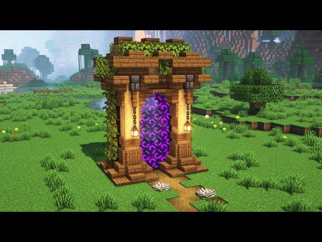 Minecraft: Nether Portal Design | Tutorial