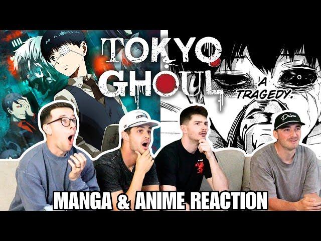 Reading *TOKYO GHOUL* Manga, Then Watching The Anime | Manga Chapters 1-5/Anime 1x1