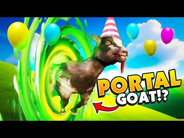 I Opened a PORTAL To Another Dimension in Goat Simulator 3!