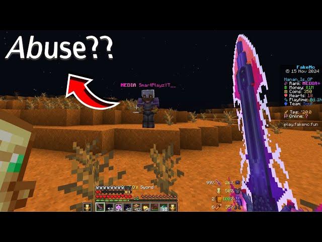 I found this Noob and Abusive Media kid in this Minecraft Lifesteal smp | Hanan Is OP