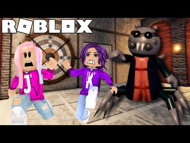 Can we escape the TEMPLE from SPIDELLA?! | Roblox: Piggy