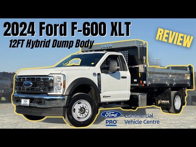 ULTIMATE WORK TRUCK!! 2024 Ford F-600 XLT Dump Truck Review