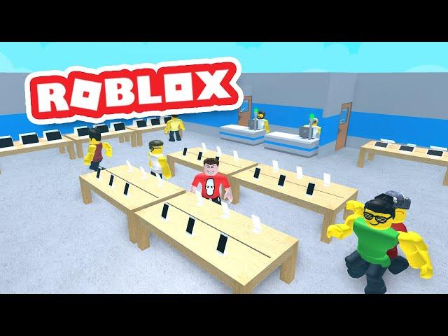 Building the APPLE STORE in ROBLOX RETAIL TYCOON 2