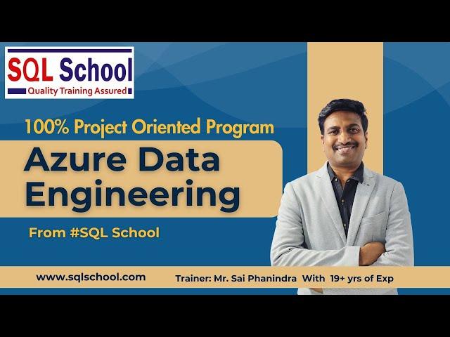 Azure Data Engineering Training from SQL School I #azure #azuredataengineer