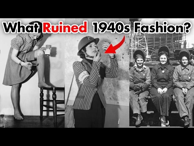 how world war 2 ruined 1940s fashion 