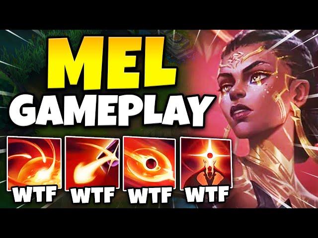 NEW CHAMP MEL IS THE MOST BROKEN CHAMP EVER RELEASED! (SHE CAN REFLECT ABILITIES)