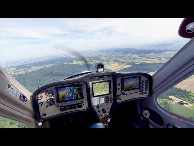 Ultraleichtflugzeug: Erster Solo Überlandflug von Bad Wörishofen nach Tannheim. UL Ausbildung