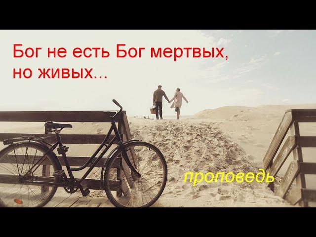 Бог не есть Бог мертвых, но живых