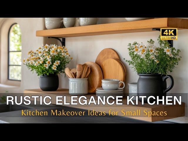 Rustic Elegance: Cottagecore Kitchen Makeover Ideas for Compact Spaces