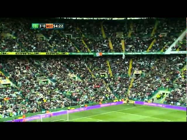 58,000 Celtic Fans doing the Huddle