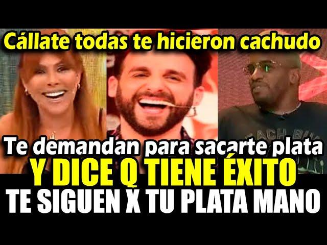 MAgaly y Peluchín le bajan los humos a Farfán por decir q tiene éxito con las mujeres x ser original