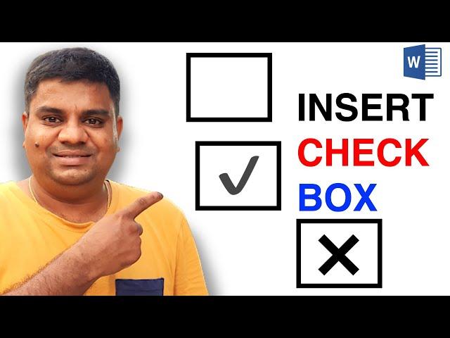 How To Insert Checkbox in Word MAC (MacBook)