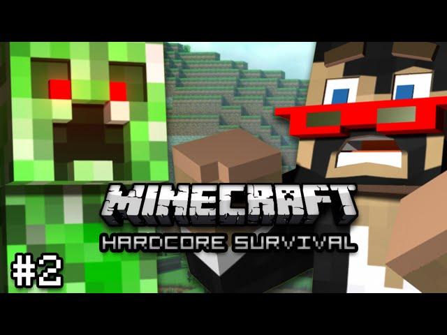 Minecraft: Hardcore Survival Let's Play Ep. 2 - DEAD END KING