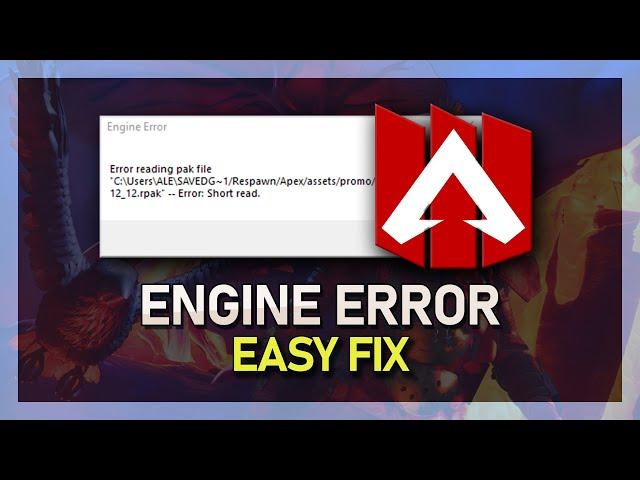 Apex Legends - How To Fix “Engine Error” - Reading Pak File