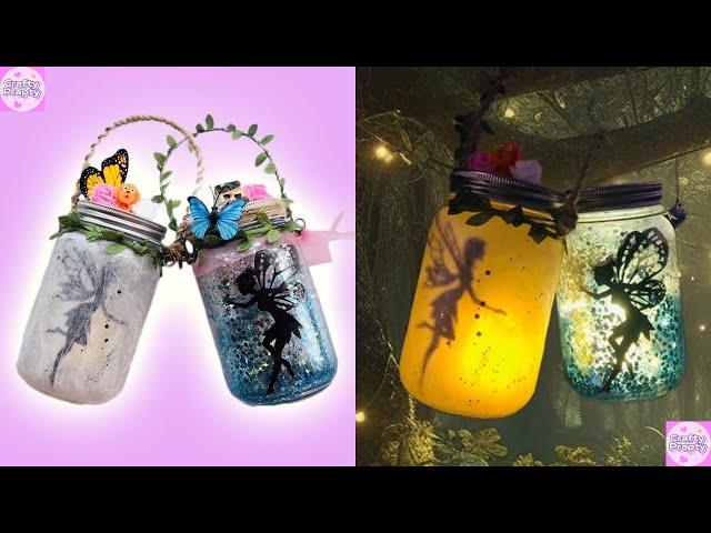 Fairy Lantern Tutorial / DIY: Fairy Glow Jars | Unboxing ALRITZ  DIY Fairy Light Lantern Craft Kit