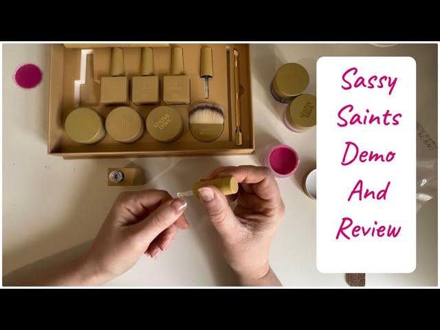 SASSY SAINTS NAIL KIT | IS IT REALLY THAT GOOD? | RAVISHING ROSE DEMO AND REVIEW | #sassysaintsnails