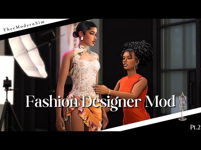 Putting on our first Fashion Show!!| *New* Must HAVE MOD for The Sims 4| The Fashion Designer Mod