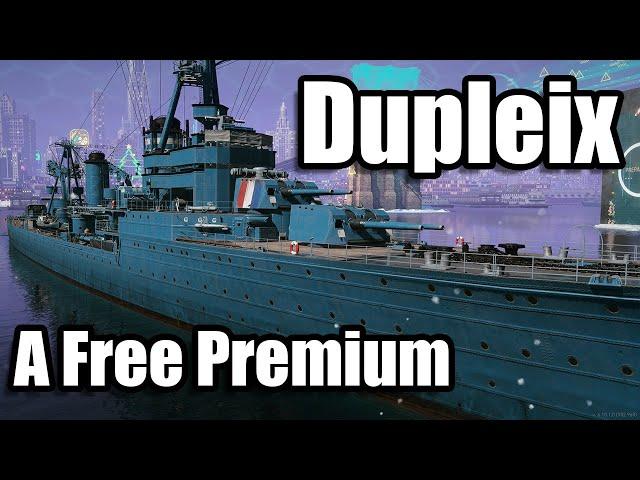 Dupleix: A Free Premium | World of Warship Legends