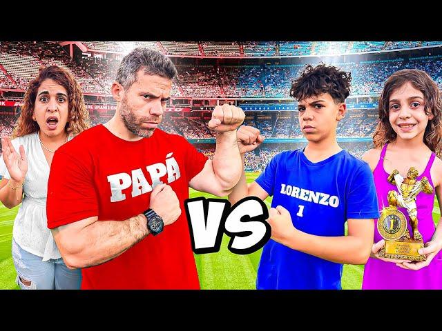 BATALLA OLÍMPICA en CASA: LORENZO VS PAPÁ |4PLUSONE