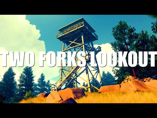 Firewatch Ambience (2 Hours? / No Music) Two Forks Lookout