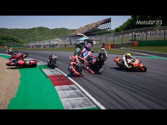 MotoGP 23 Crash Compilation - MotoGP 2023 By Go To Racing Channel 01