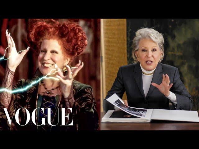 Bette Midler Breaks Down 13 Looks From Hocus Pocus to the Met Gala | Life in Looks | Vogue