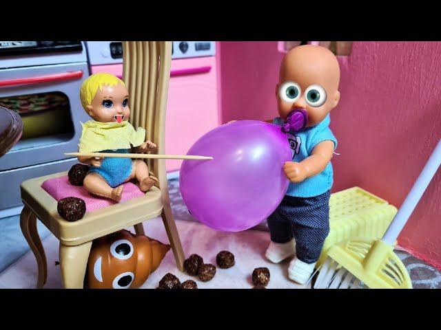 NANNY MAX Кат Katya and Max are a fun family! Funny TV series dolls in real life stop motion