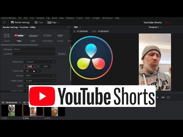 How to Edit YouTube Shorts on DaVinci Resolve