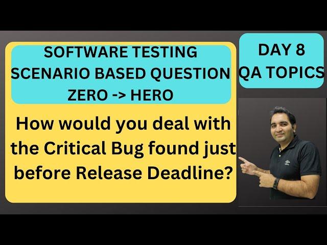 Software Testing Tutorial | Day-8| RD Automation Learning | Zero to Hero